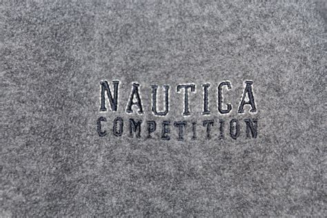 Vintage Nautica Competition Embroidered Logo Gray Quarter Zip Etsy