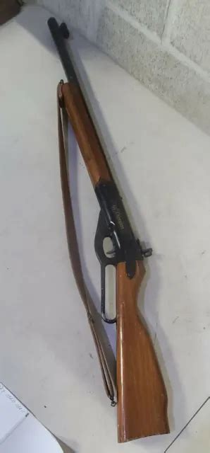 Vintage Daisy Model Champion Bb Gun Air Rifle Official Ed W Strap
