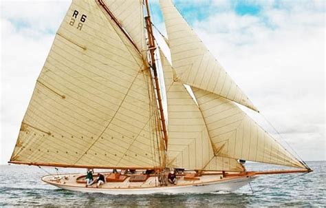 1897 William Fife Gaff Cutter Sail Boat For Sale