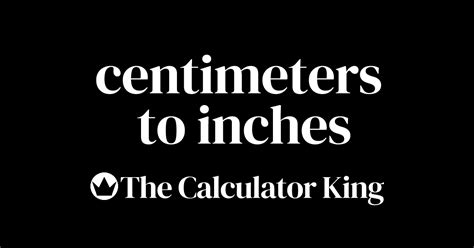 Convert Centimeters To Inches Cm To In Examples And Steps