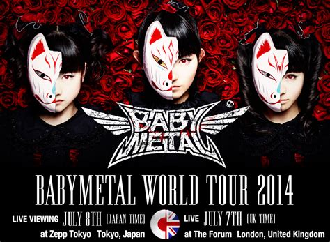 「babymetal World Tour 2014」ロンドン公演ライブ・ビューイング｜ライブ・ビューイング・ジャパンのプレスリリース