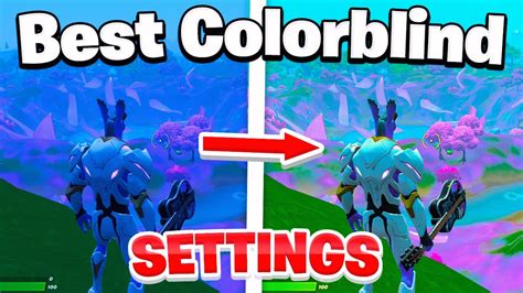 The Best Colorblind Mode In Chapter 2 Season 7 Best Color Settings