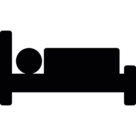 Sleeping Person In Bed Icons Free Download