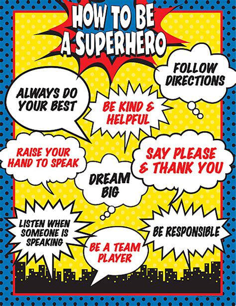 List of top 25 famous quotes and sayings about superhero kid to read and share with friends on your facebook, twitter, blogs. How To Be a Superhero Chart - TCR7550 « Products | Teacher Created Resources