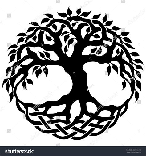 Vector Ornament Decorative Celtic Tree Of Life