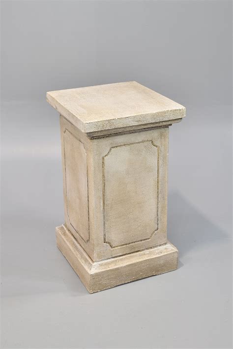 Stone Effect Fiberglass Decorative Pedestal The Classic Prop Hire Company