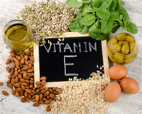 Good dietary sources of vitamin e include nuts, such as almonds, peanuts and hazelnuts, and including sources of vitamin e in your diet brings many benefits. 6 Important Health Benefits of Vitamin E