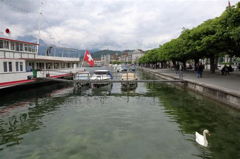 Lake Lucerne Switzerland Editorial Photo Image Of Switzerland