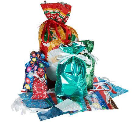 Qvc christmas gifts for mom. Kringle Express 50-piece E-Z Drawstring Holiday Gift Bag ...