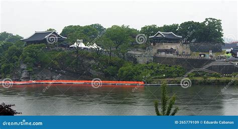 Jinju Castle South Gyeongsang South Korea Stock Image Image Of