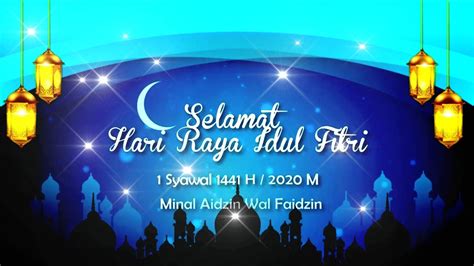 Many indonesians will often travel a large distance to their home towns to. Ucapan Selamat Hari Raya Idul Fitri 2020 - YouTube