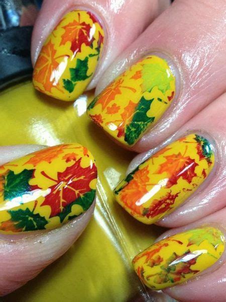 47 Fall Nail Art Ideas We Can T Wait To Try Thefashionspot Thanksgiving Nail Art Fall Nail