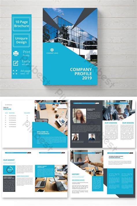 Company Profile Sample Design Free Download Foto Kolekcija