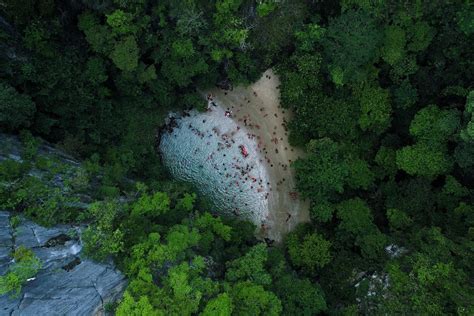 Morakot Cave Beach Thailand Dronestagram