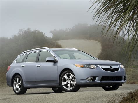 Wallpaper Trees Nature Car Blue Shrubs Side View 2010 Acura