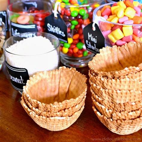 Diy Ice Cream Sundae Bar Tips Toppings Fun Ideas Hello Little Home