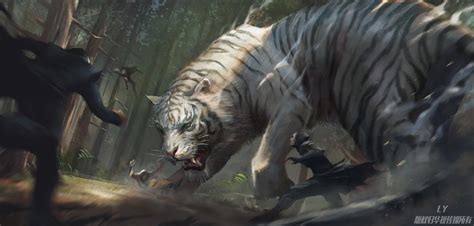 Artstation White Tiger