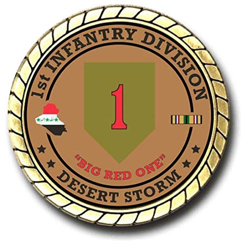 1st Infantry Division Desert Storm Challenge Coin Officially Licensed