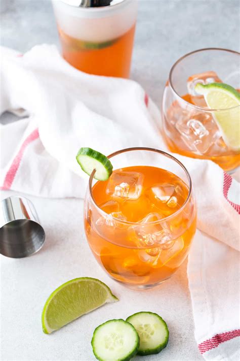 Aperol Gin Cocktail Recipe Garnish With Lemon
