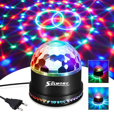 Disco Lights Solmore 51 Leds Party Stage 12w Rgb Disco Ball Light Sound