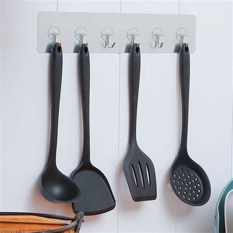 Купить Настенные крючки Houseeker для кухни, ванной, шляпы, вешалки для ...