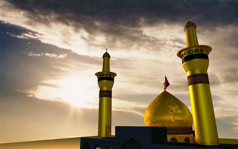 Ya Ali As Aap Ki Sarkar Animated Hd Wallpaper Of Shrine Of Imam