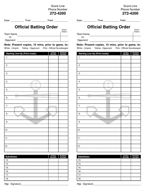 Add a good luck card template along with the card to add to the uniqueness of the format of the card. Printable Baseball Lineup Cards Excel | Printable Card Free