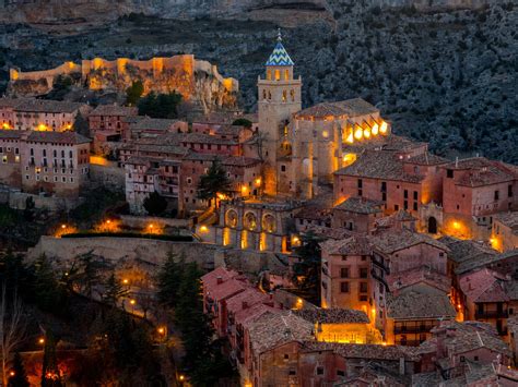 Albarracin At Night Albarracin Is Not Well Known Outside Spain