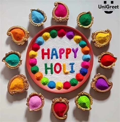 Best Happy Holi Rangoli Designs Images Pictures Photos Download