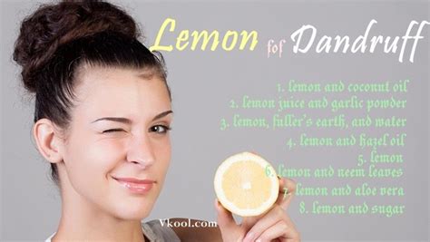 There are several ways to apply lemon on your hair for dandruff! 27 Useful Ways On How To Use Lemon For Dandruff Treatment