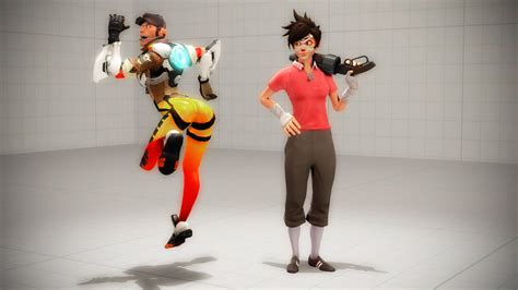 Role Reversal Scout And Tracer By Darknessringogallery On Deviantart