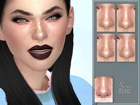 Imf Nose Freckles N04 By Izziemcfire At Tsr Sims 4 Updates