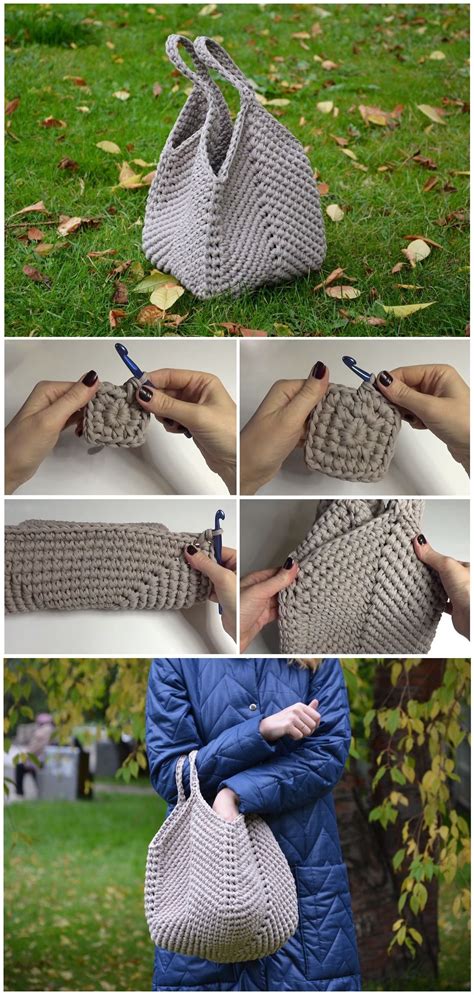 How To Crochet This Beautiful Bag See Free Tutorial Poncho Crochet