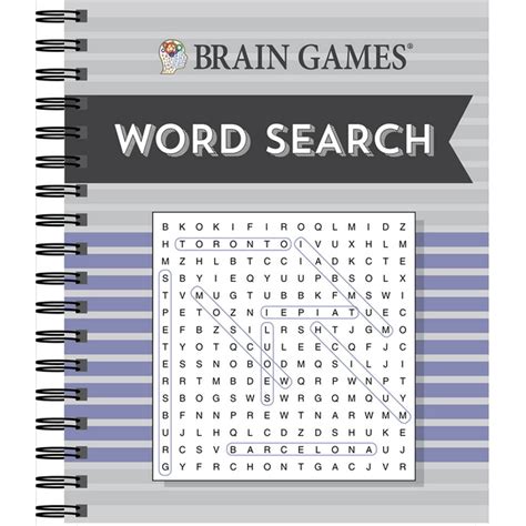 Brain Games Brain Games Word Search Purple Other