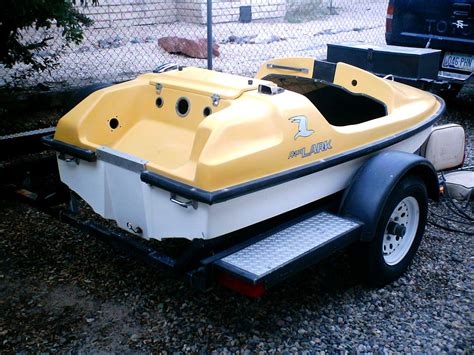 1987 8 aqualark 2 seater original yellow good condition without motor trailer included i am