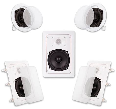 One of the downsides to having a sound system in your home, outside on the deck or patio is they ceiling speakers are the answer to this issue! Top 10 In Ceiling Surround Sound Speakers of 2017 | GearOpen