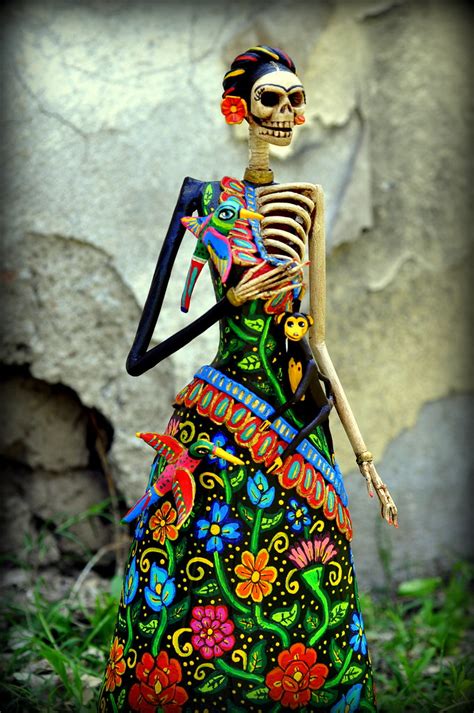 Frida Kahlo Catrina A Beautifull Piece Decorated With High Flickr