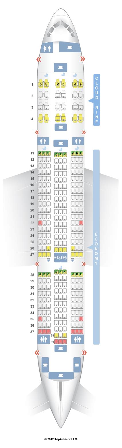 Seatguru Seat Map Ethiopian Airlines Boeing 787 8 788