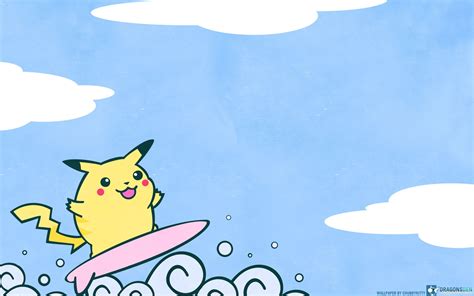 Surfing Pikachu Papel De Parede Pokemon Fofo Pokemon Fofo Pokemon