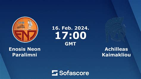 Enosis Neon Paralimni vs Achilleas Kaimakliou scores & predictions