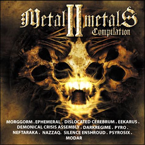 Various Artists Metal To Metal Compilation Vol 1and2 Black Death
