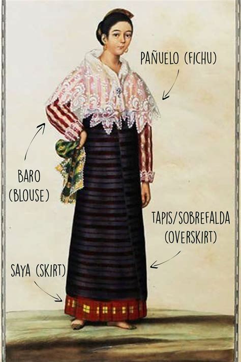 some old illustrations and photos of filipinas in traditional dress philippines fashion