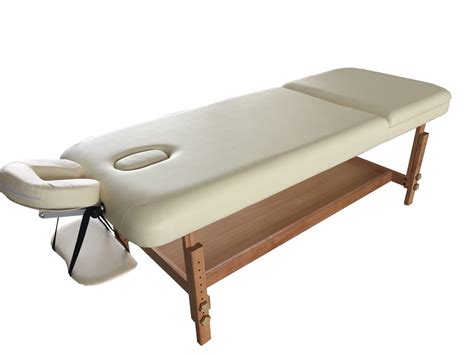 NGL GM501 Stationary Wooden Massage Table With Backrest Novetec