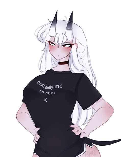 Demon Girl Helltaker Dont Bully Me Ill C Shirt Dont Bully Me Ill Cum Know Your Meme