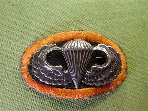 Ww2 Hallmarked Paratrooper Badges W Ovals My Collection Airborne