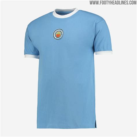Class 11 Manchester City Retro Kits Launched Closer Look Footy