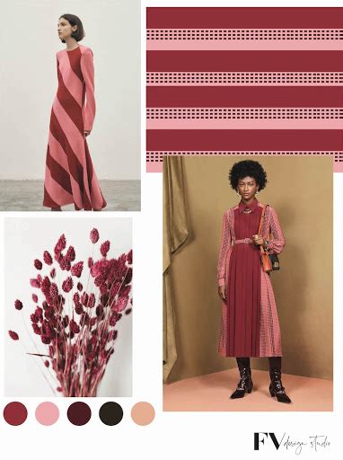 Fashion Vignette Fv Trend X Color Pink Claret Fall 2021