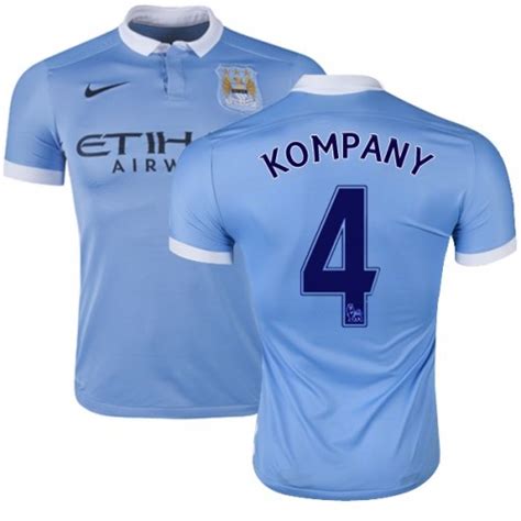 De bruyne has been directly involved in 33 premier league goals this season (13 goals & 20 assists), the most of any player. Men's 4 Vincent Kompany Manchester City FC Jersey - 15/16 ...