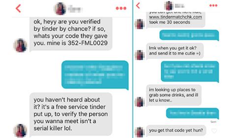 If you're in the u.s., connect noonlight to tinder so you can: Watch out - that Tinder message could be a SCAM | Tech ...