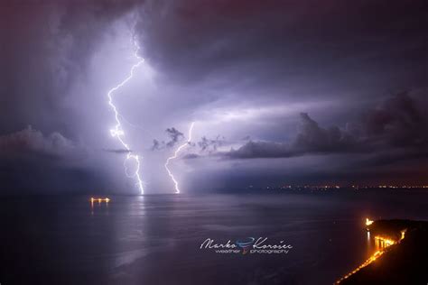 Lightning View By Marko Korošec 500px Nature Photos Lightning Nature